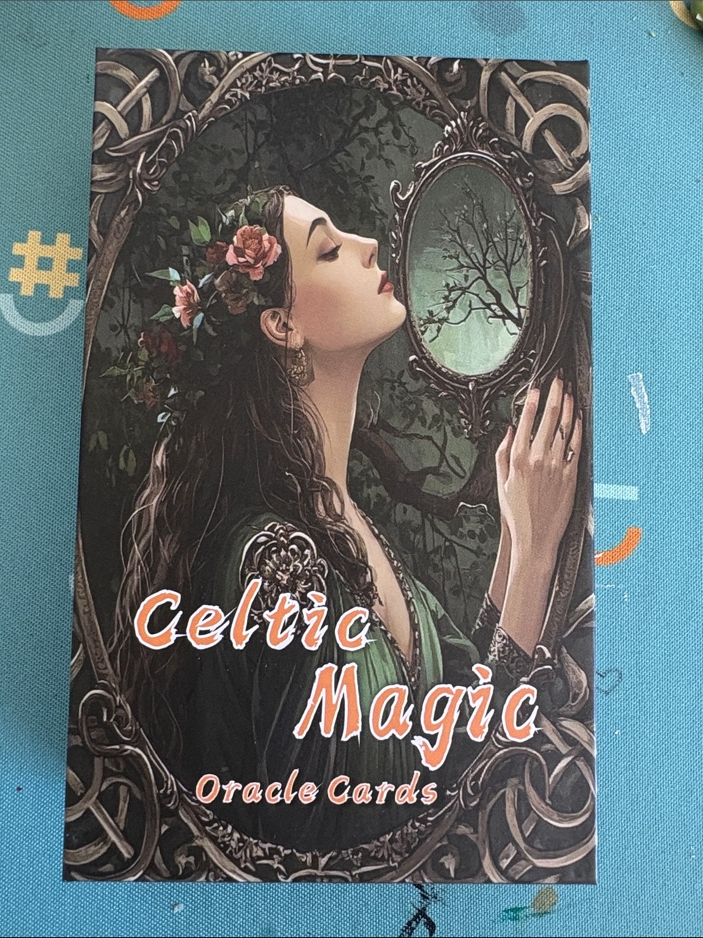 Celtic Magic Oracle Cards - Green & Earth Tones